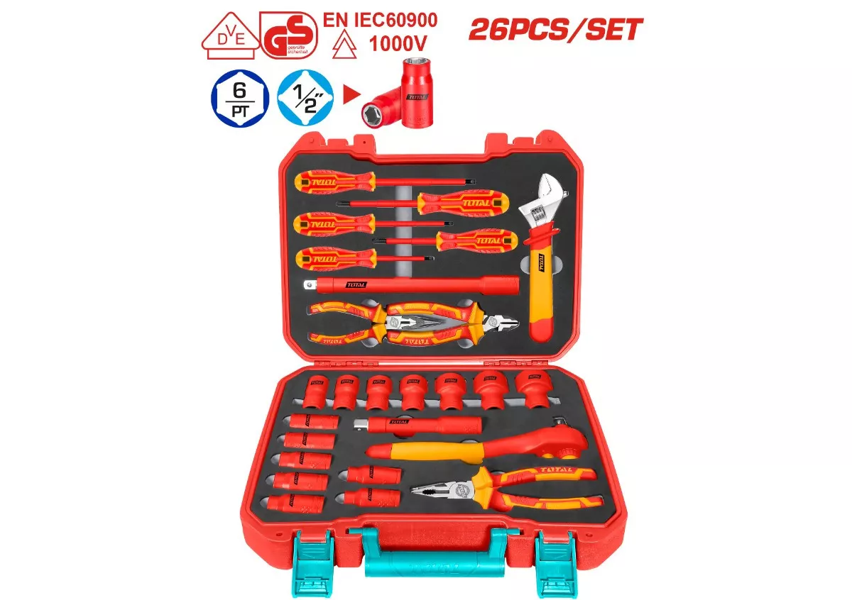 Tool Box Set Insulated - 7 / Hand Tools / 26Pcs/Set