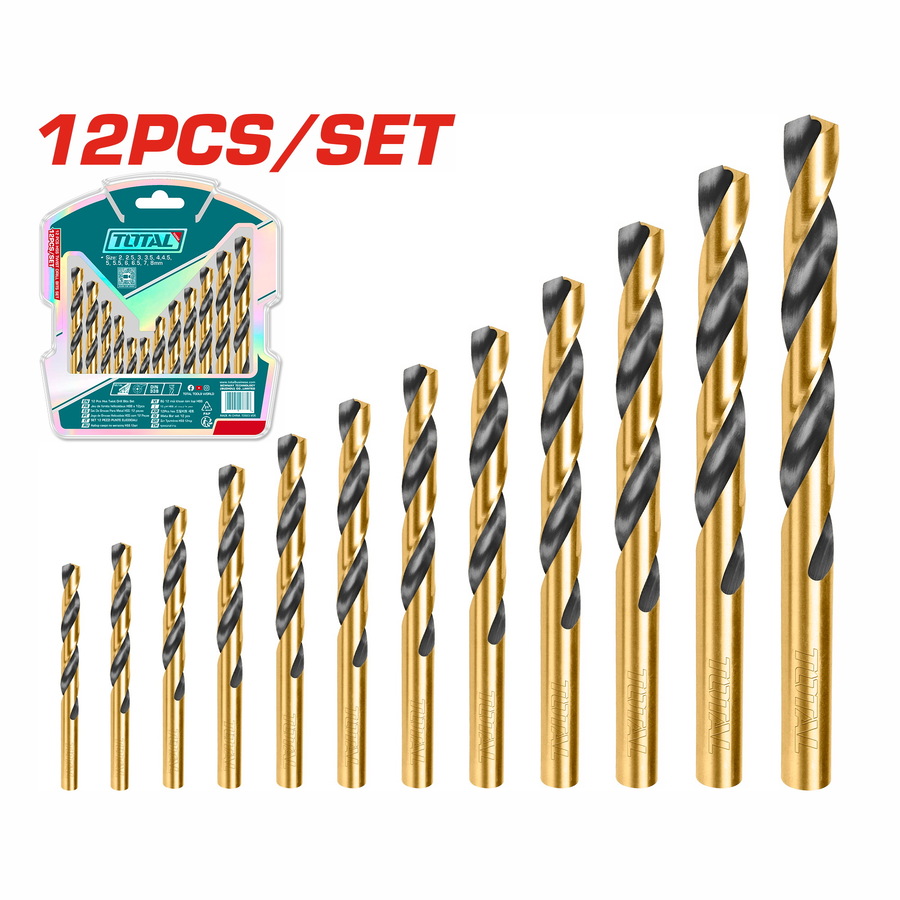 Drill Bit Set - 9.2 / Hss / Twisted / 12Pcs/Set