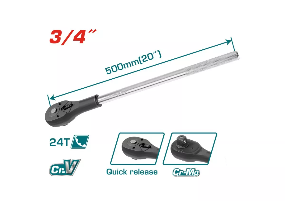 Ratchet Wrench - 9 / 3/4"
