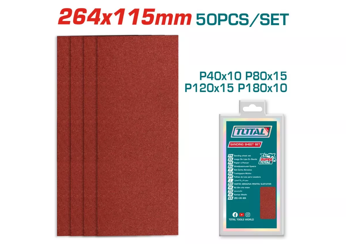 Sand Paper - 9.991 / 50Pcs/Set