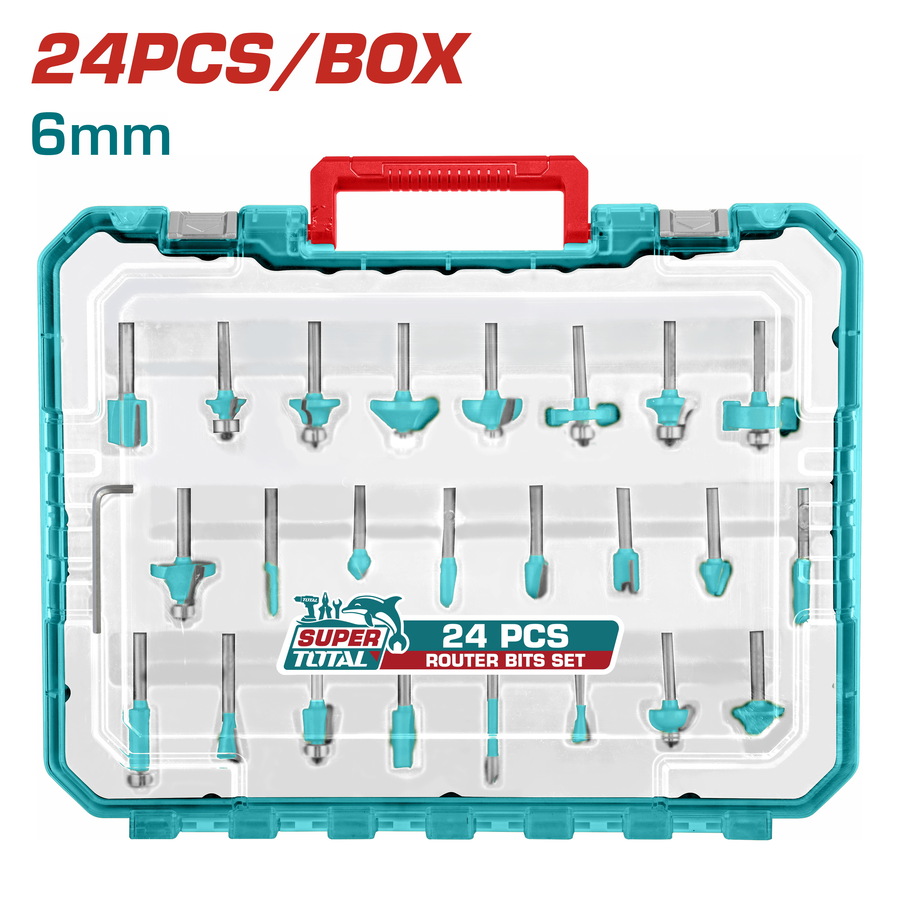 Router - 7 / Bit 6Mm, 24Pcs/Set
