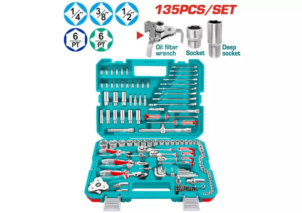 Tool Box Set - 9.999 / Spanner Combination / 135Pcs/Set