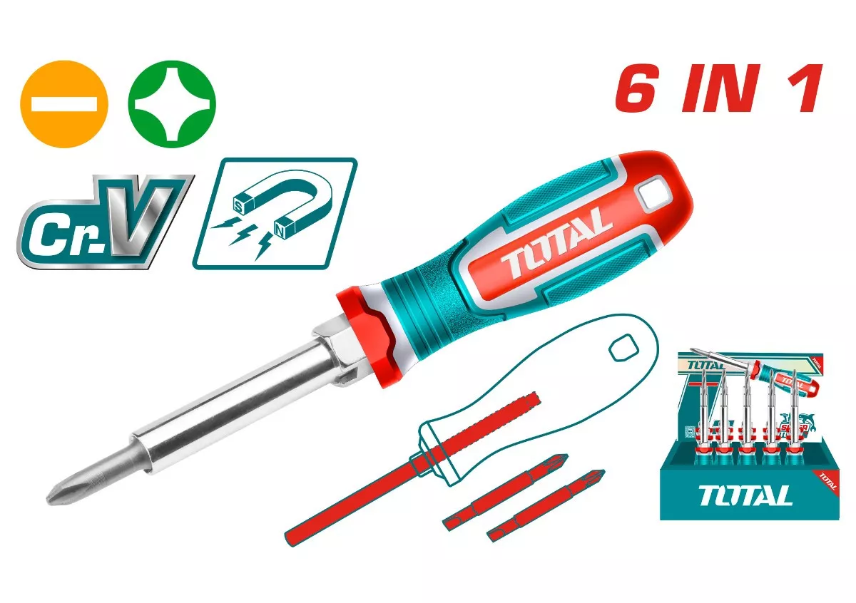Screw Driver Set 7 / 6 In 1
