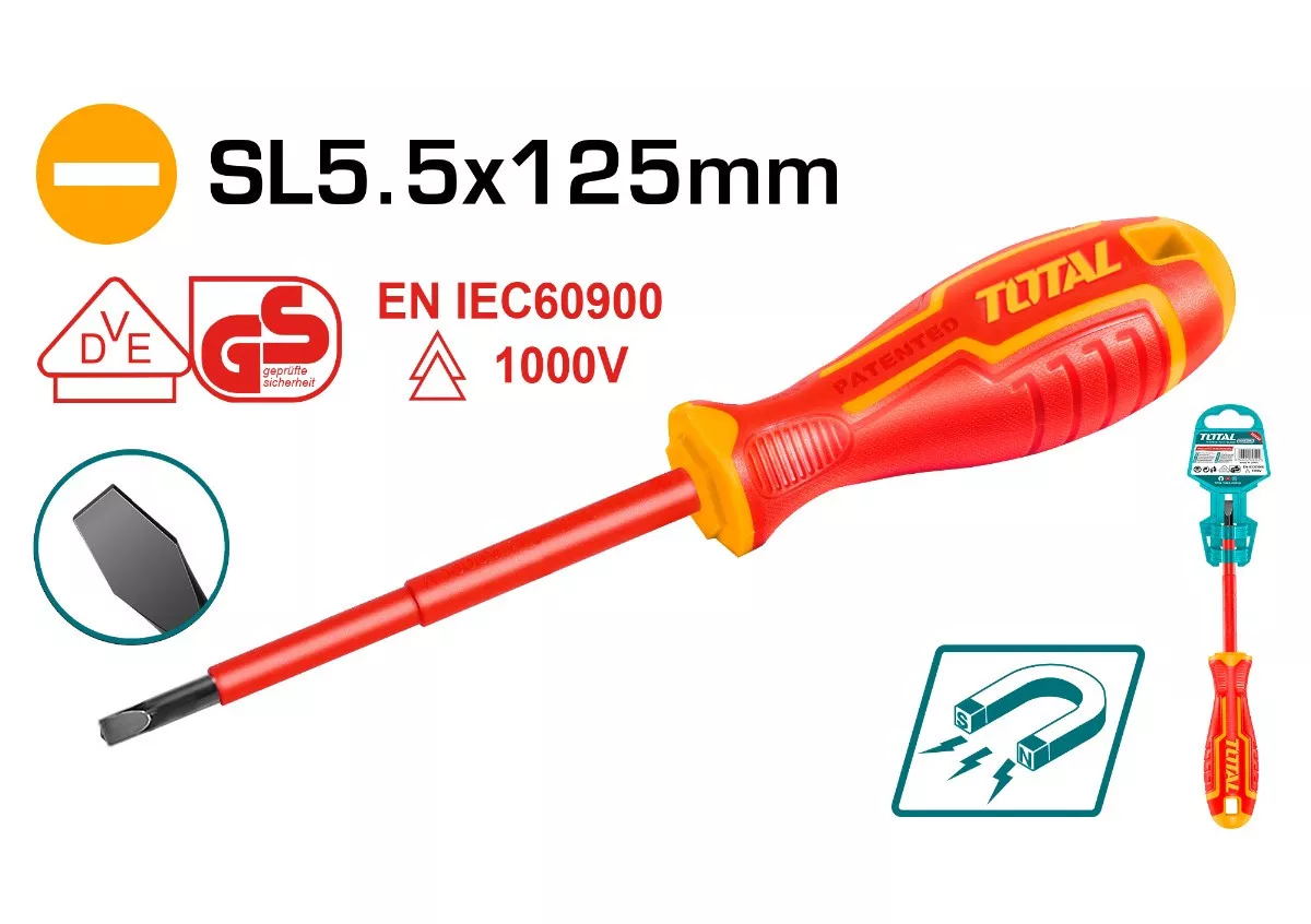Screw Driver 9.9992 / Flat Head / Insulated