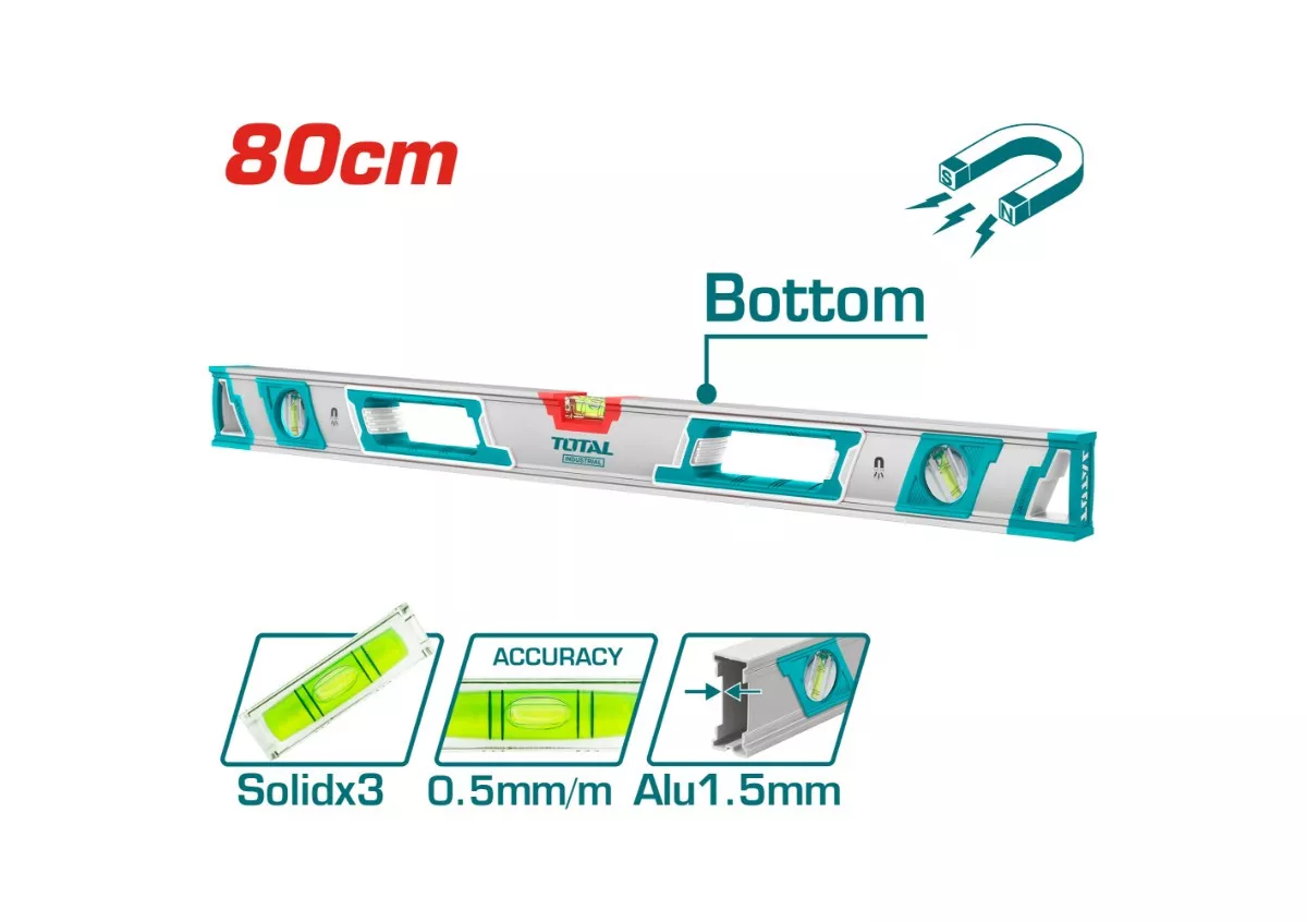 Spirit Level (With Powerful Magnets) - 9