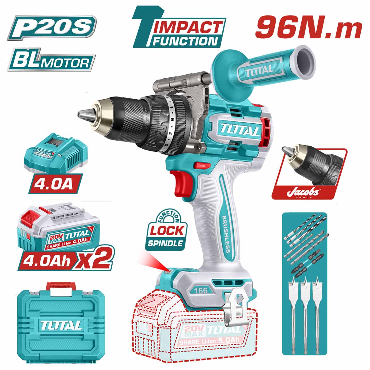 Drill Machine / Cordless Li- Ion - 9.95 / Impact