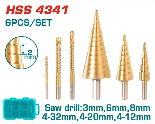 Drill Bit Step Drill Bit 8 / 3Pcs/Set