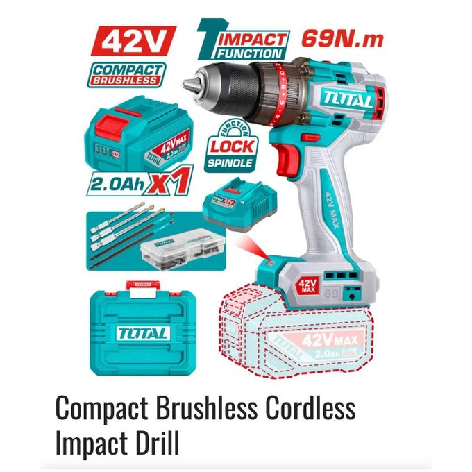 Drill Machine / Cordless Li- Ion - 9.98 / Impact