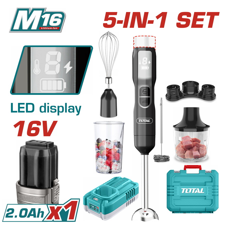 Blender Cordless Lithium Ion/ Hand Blender