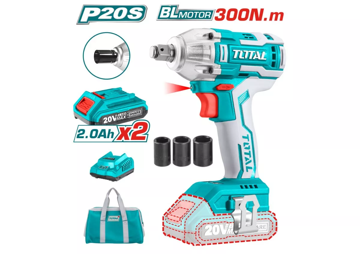 Impact Wrench - 6 / Cordless Lithium Ion