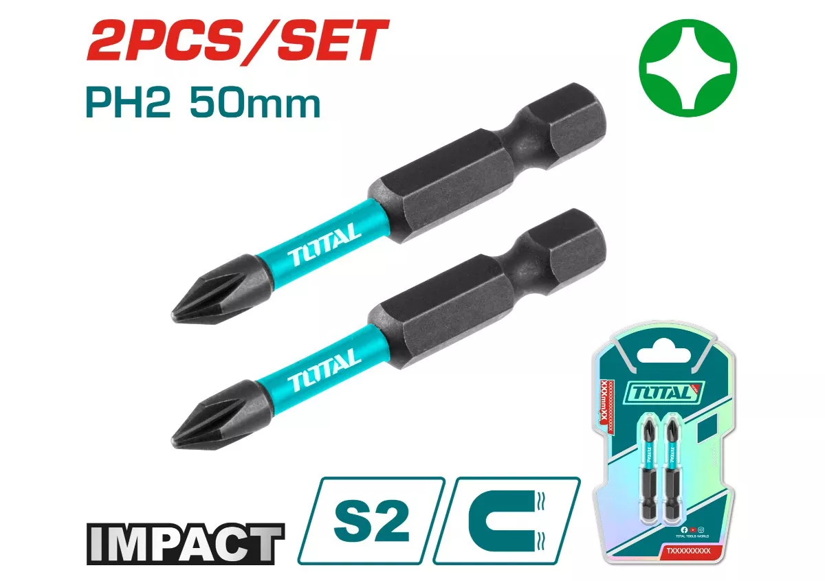 Screw Driver Bit Impact - 6 / 2Pcs/Set
