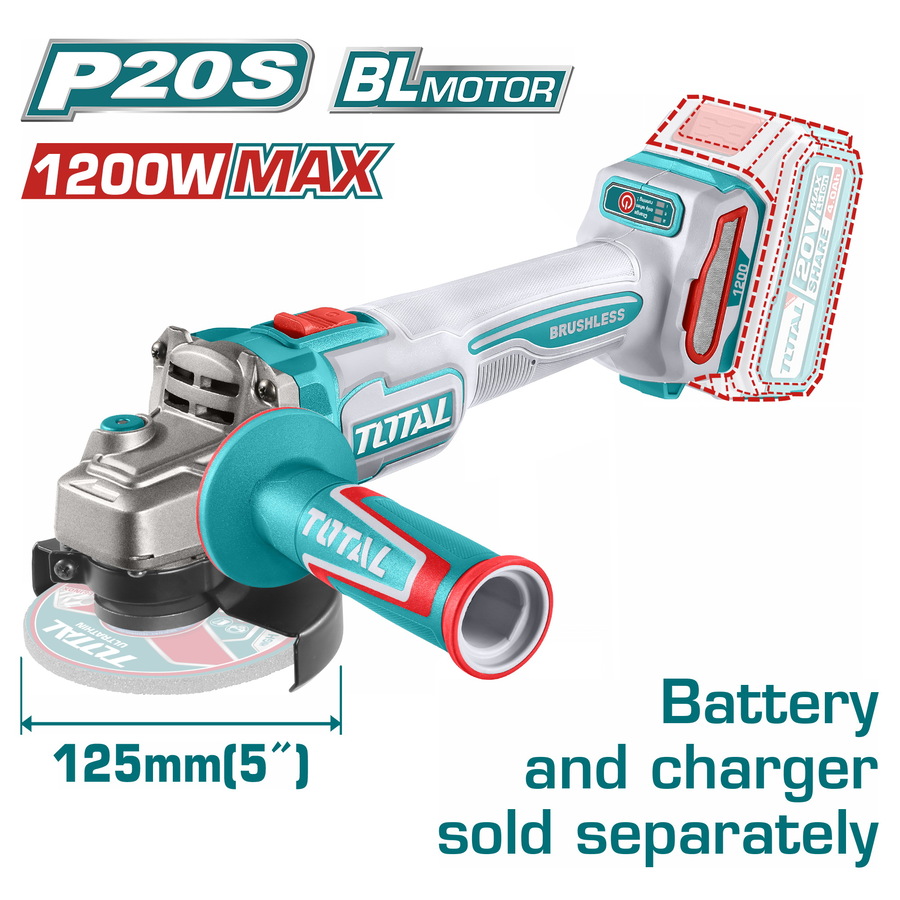 Angle Grinder - 9.8 / Cordless Lithium Ion