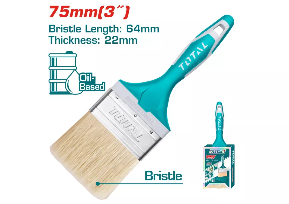 Paint Brush (Plastic Handle Covered Rubber)