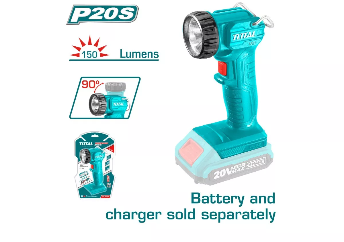 Torch - 7 / Work Lamp Cordless Lithium Ion