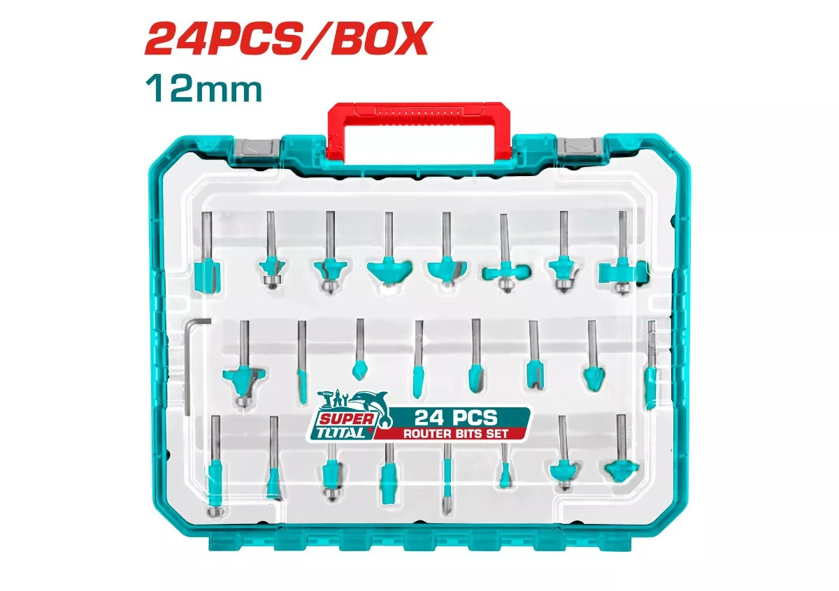 Router - 9.4 / Bit 12Mm, 24Pcs/Set