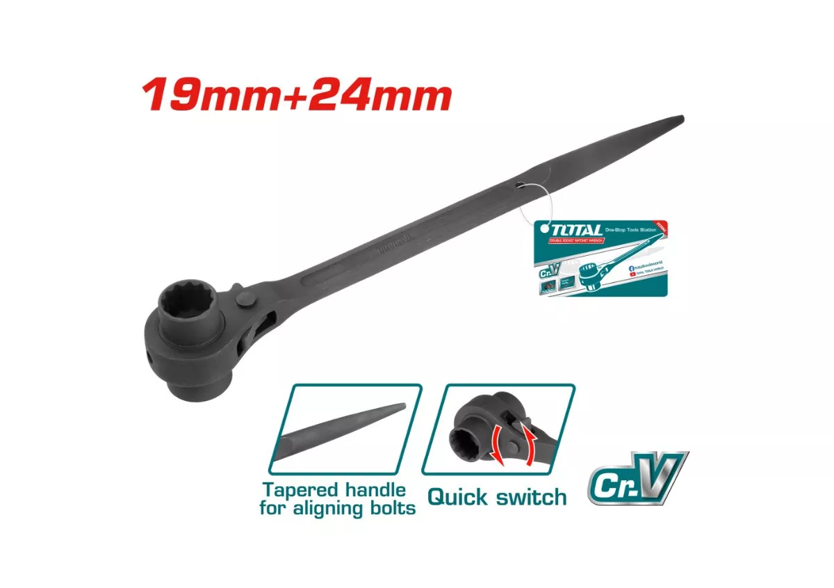 Ratchet Wrench - 9.5 / Double Socket
