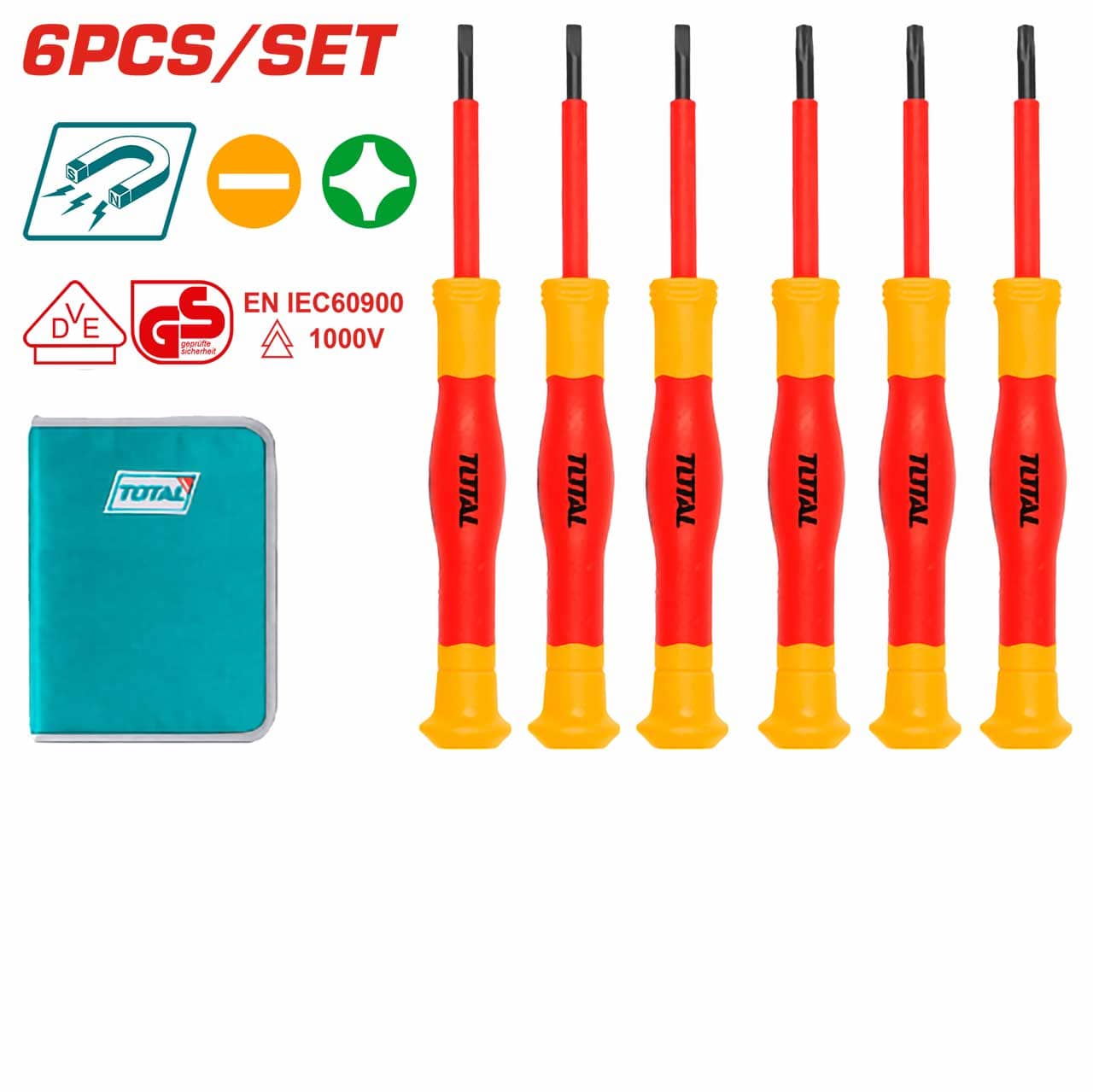 Screw Driver Set 9.98 / 6Pcs/Set / Precision / Insulated