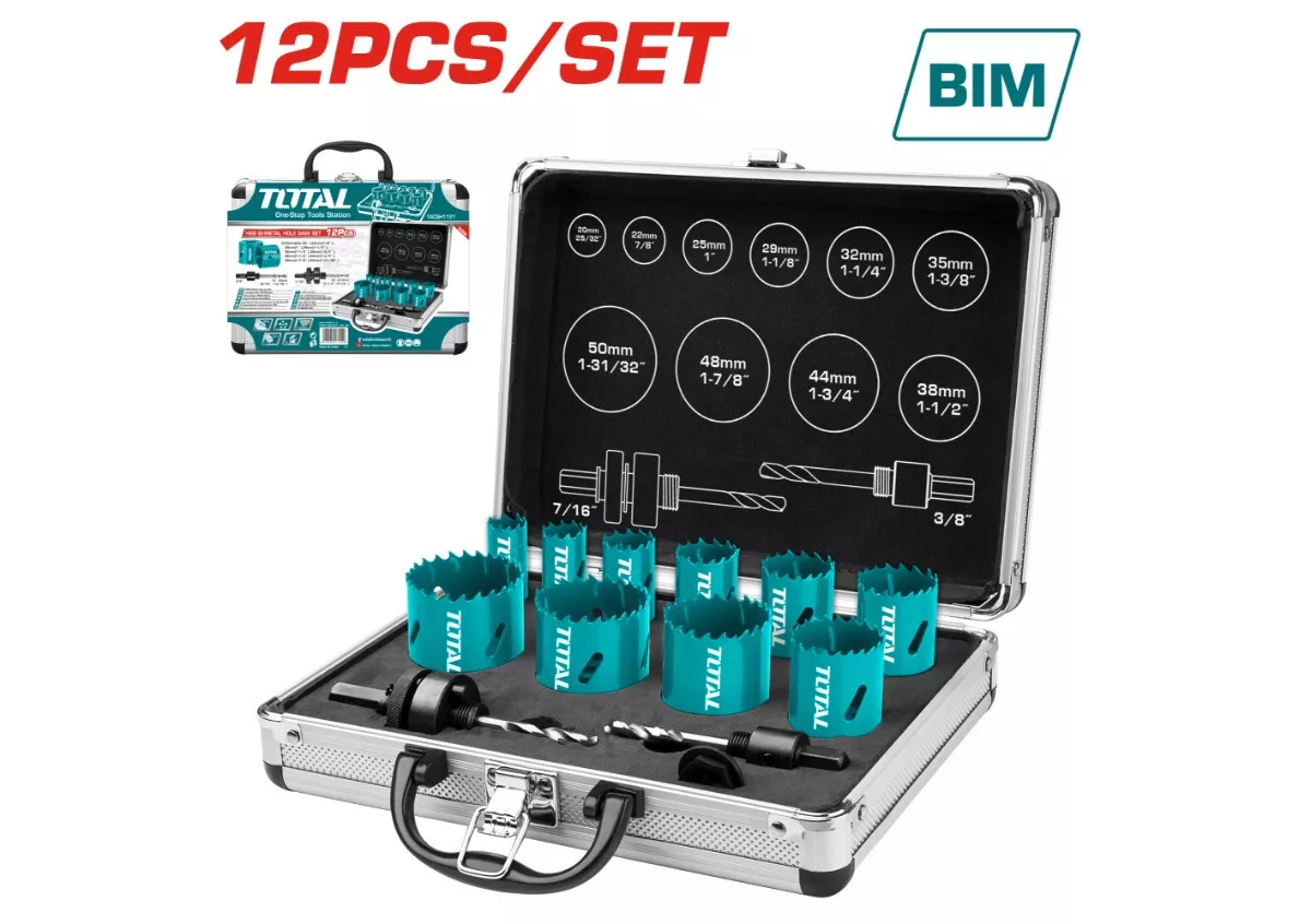 Hole Saw Set - 7 / Bi-Metal 12Pcs/Set