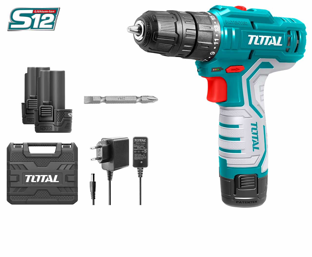 Drill Machine / Cordless Li- Ion - 8