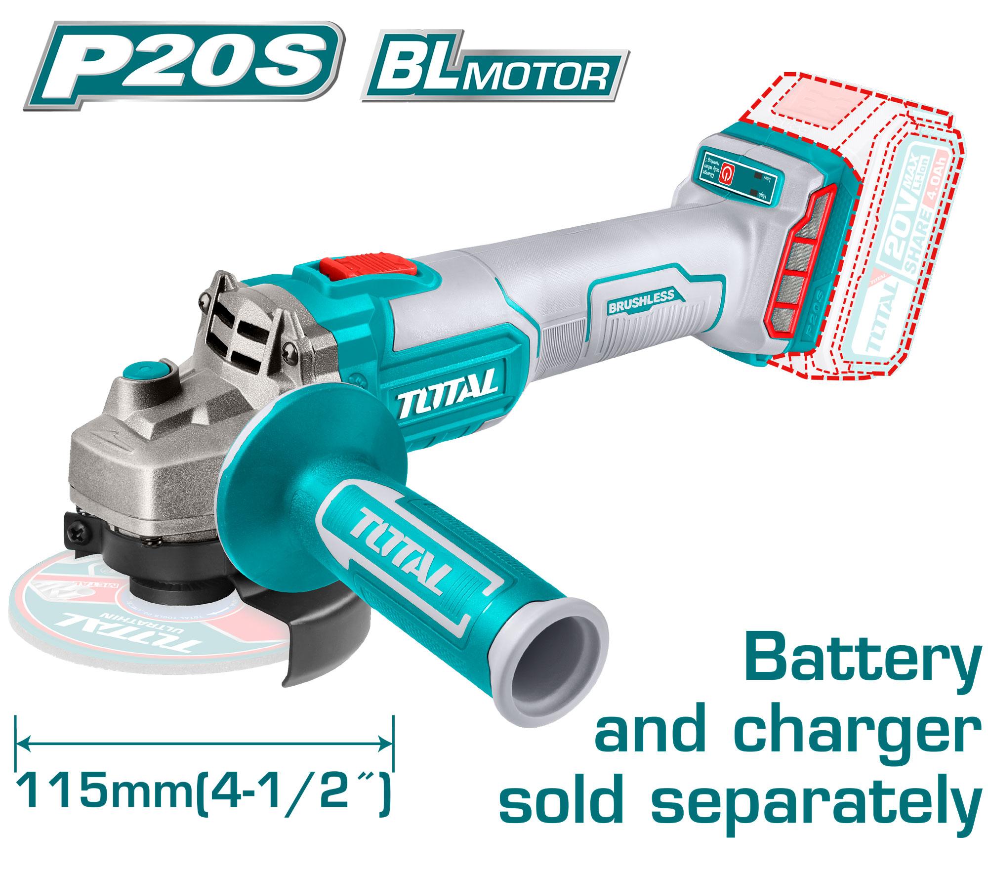 Angle Grinder - 7 / Cordless Lithium Ion
