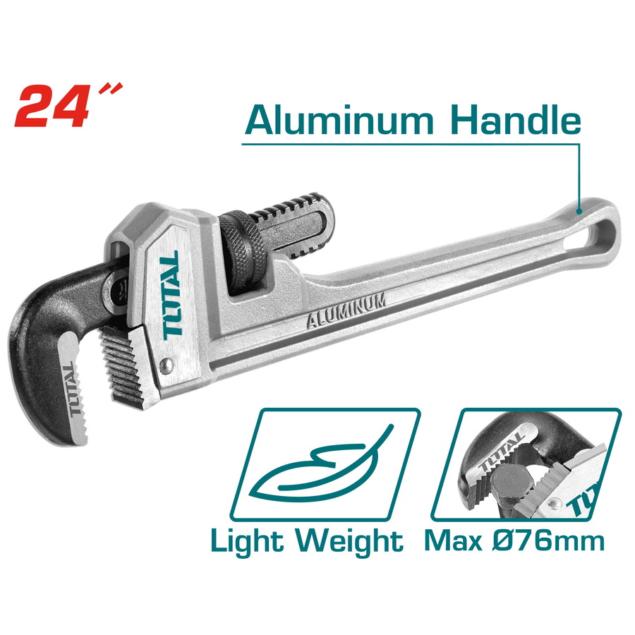 Pipe Wrench 9.3 / Aluminium Handle
