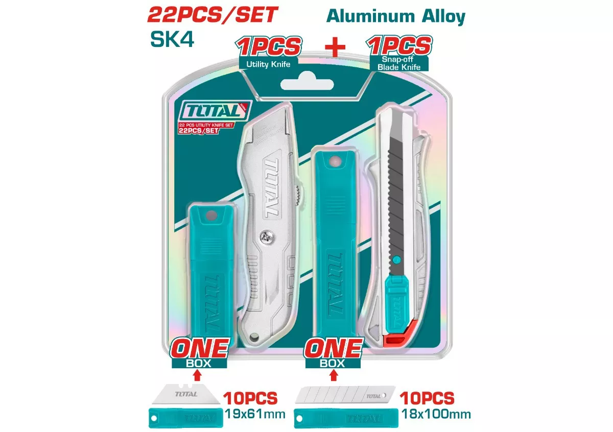 Knife - 9.93 / Snap Off Blade / 22Pcs/Set
