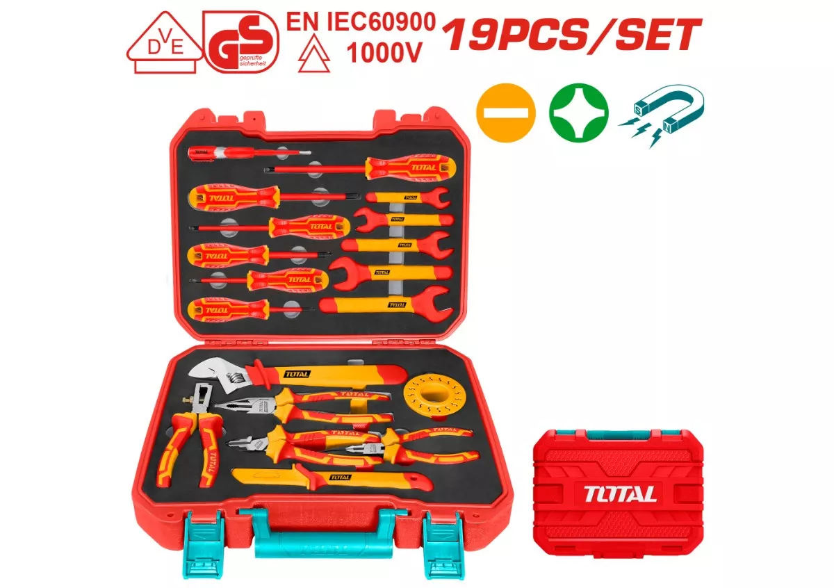 Tool Box Set Insulated - 6 / Hand Tools / 19Pcs/Set