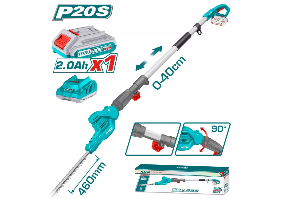 Grass Trimmer 9.3 / Pole Hedge Trimmer / Cordless Lithium Ion