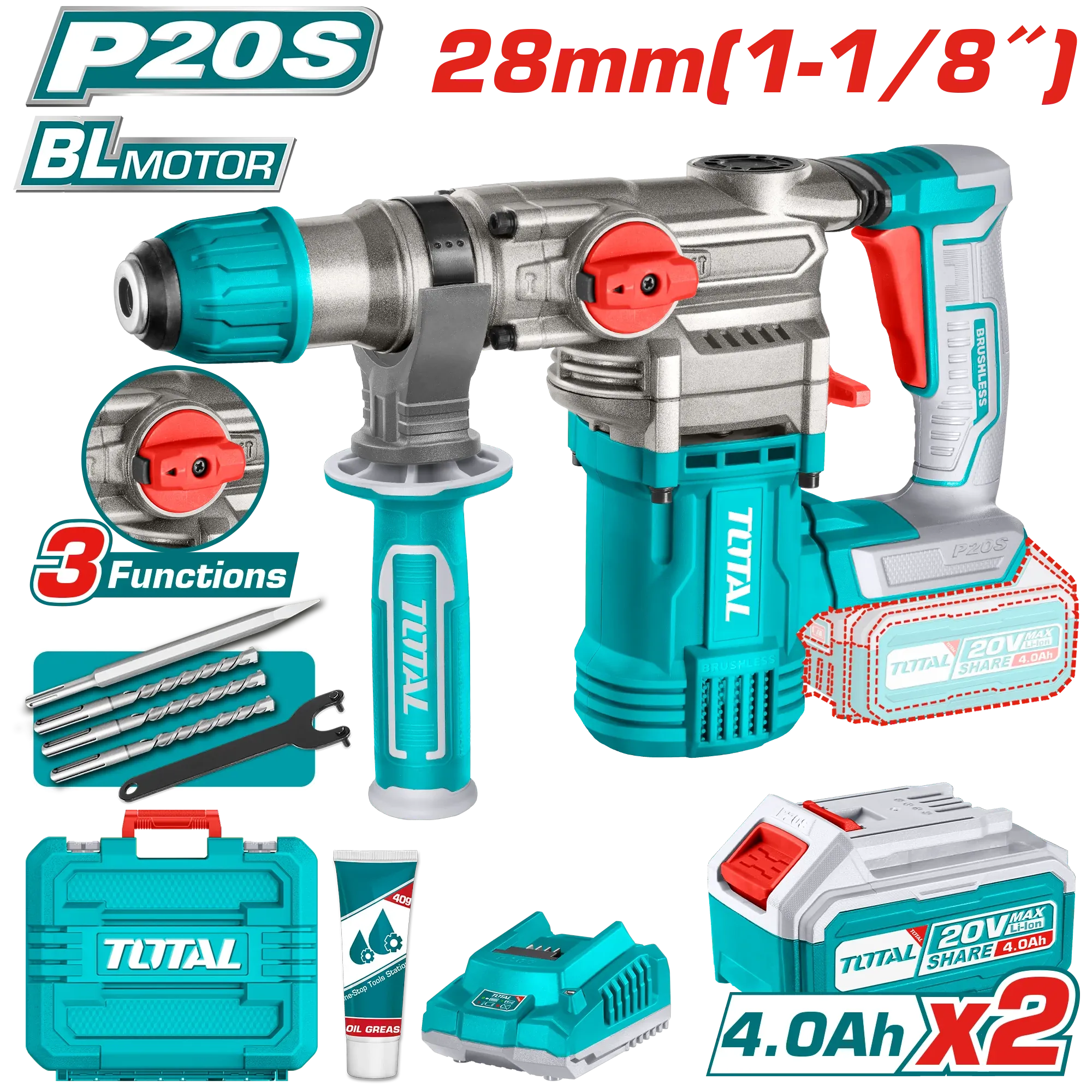 Drill Machine / Cordless Li- Ion - 9.999 / Rotary