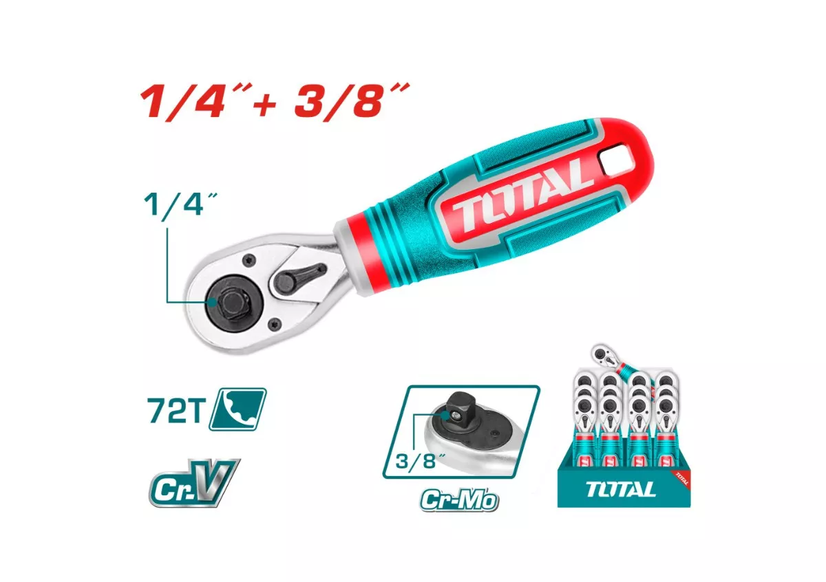 Ratchet Wrench - 4 / 1/4" & 3/8"