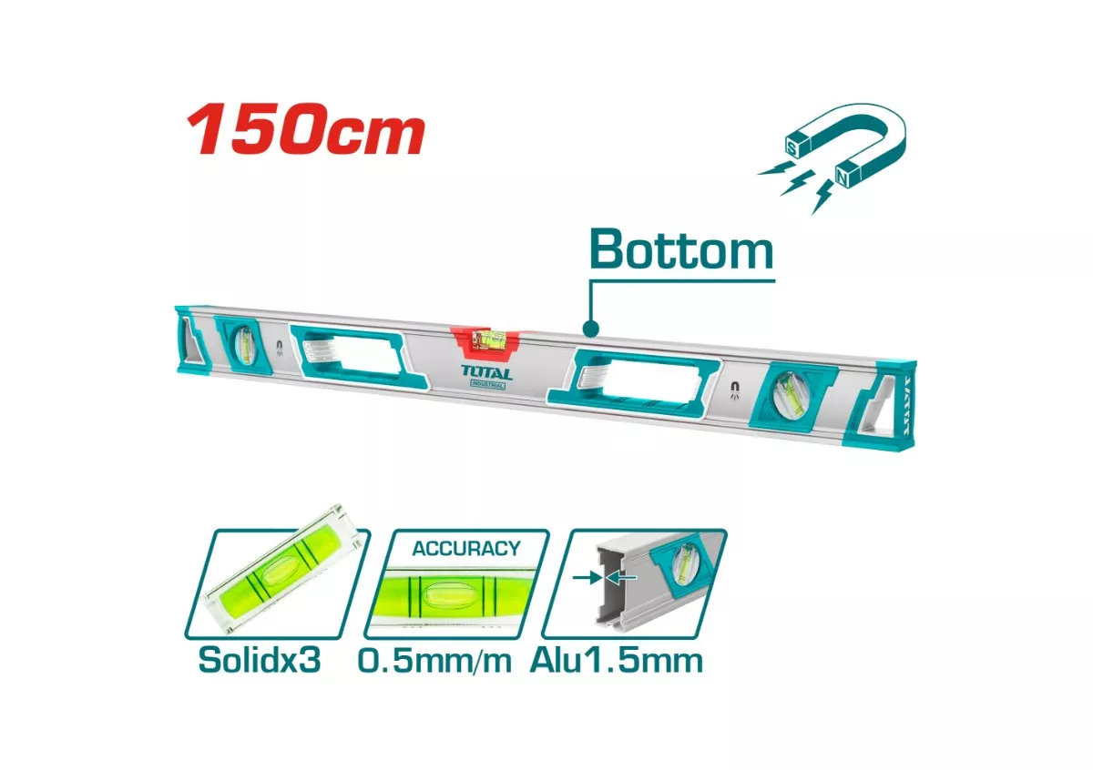 Spirit Level (With Powerful Magnets) - 9.3